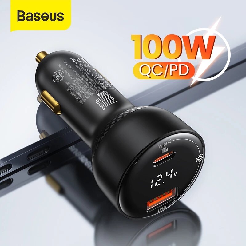 best price,baseus,100w,car,charger,qc4.0,pd3.0,coupon,price,discount