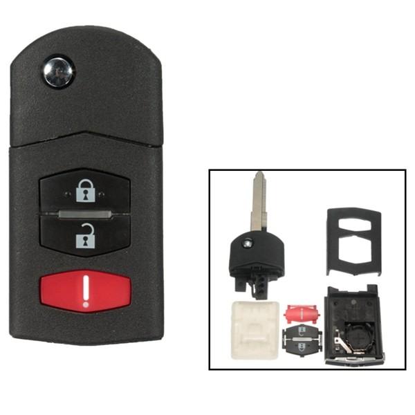 2+1//3 Buttons Remote Smart Car Key Shell Case Fob For Mazda 3 5 6 CX-5 CX-7 CX-9