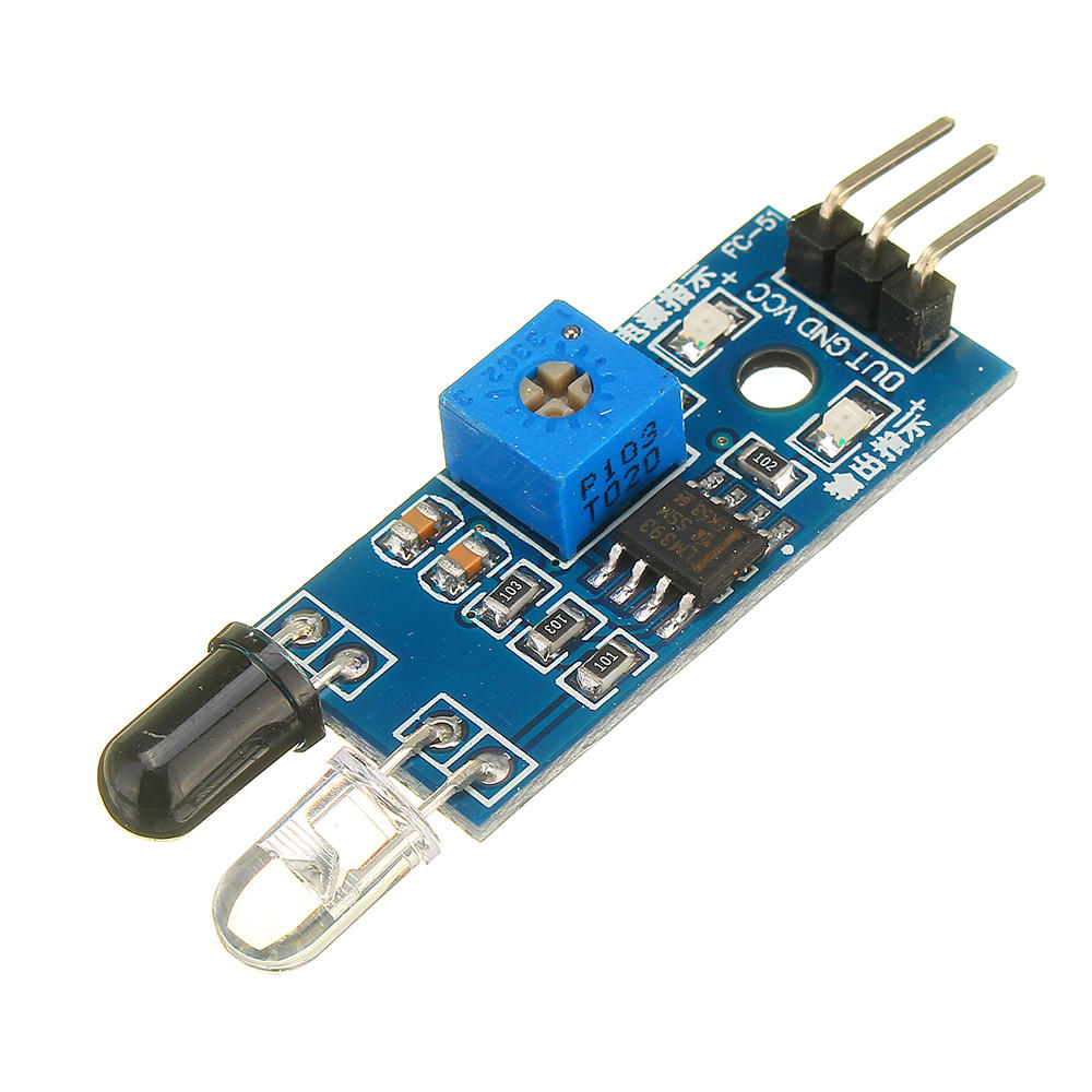 

Obstacle Avoidance Reflection Photoelectric Sensor Infrared Alarm Module