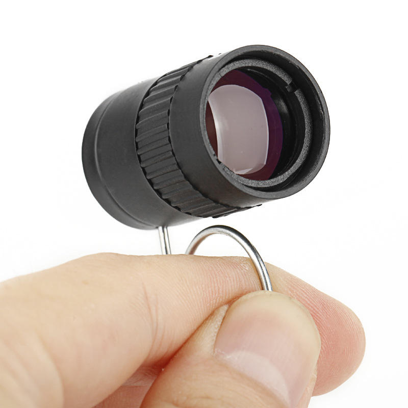 IPRee ™ 2.5x17.5mm Mini Compact Telescope Pocket Monokularowy obiektyw HD z gwoździem Ring Finger