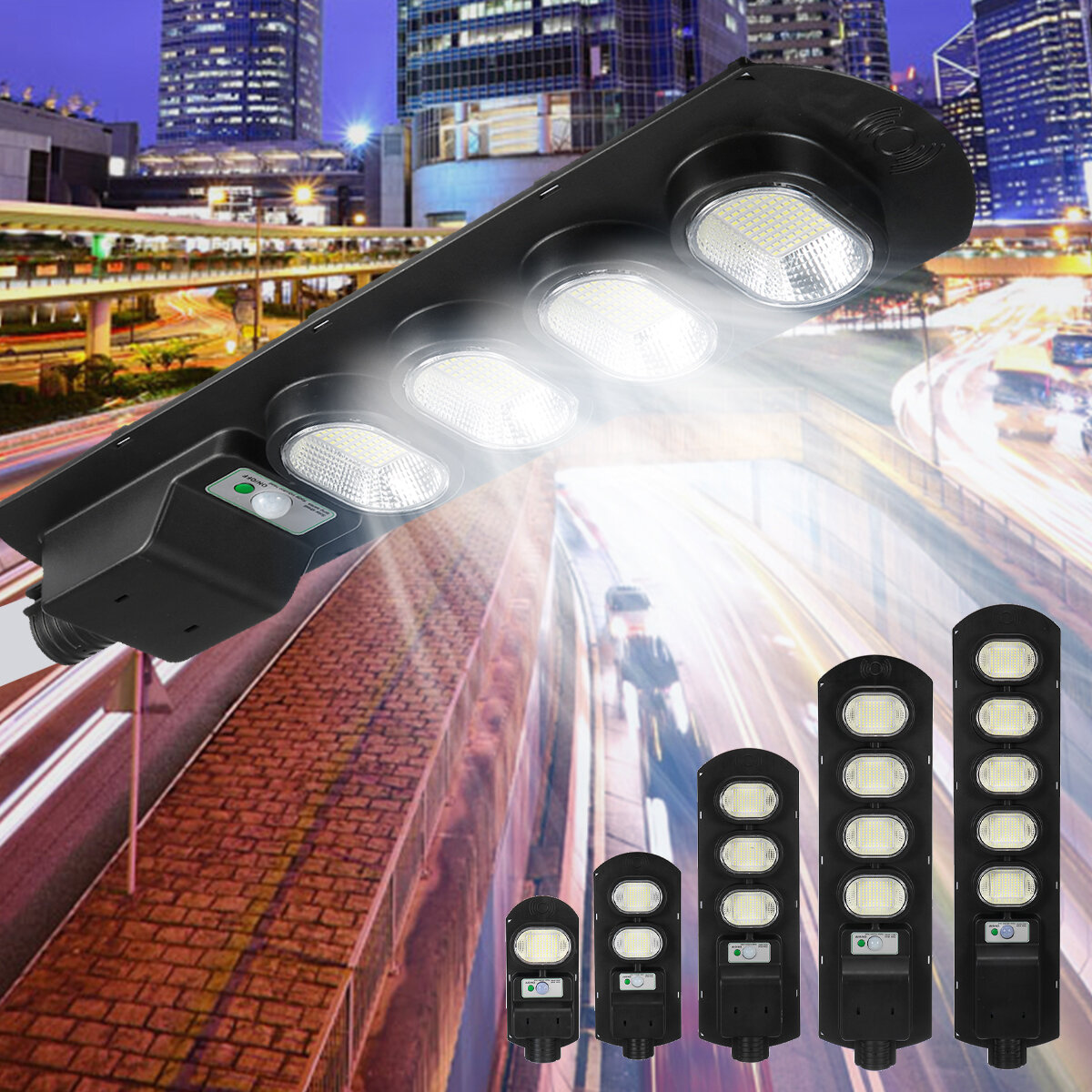 90/180/270/360/450LED Solar Street Light IP65 PIR Motion Sensor Wall Lamp+Timing Function+Remote Con