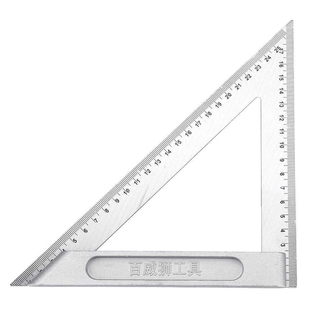 6/8 Inch Triangle Angle Ruler 150/200mm Metric Woodworking Square Layout Tool