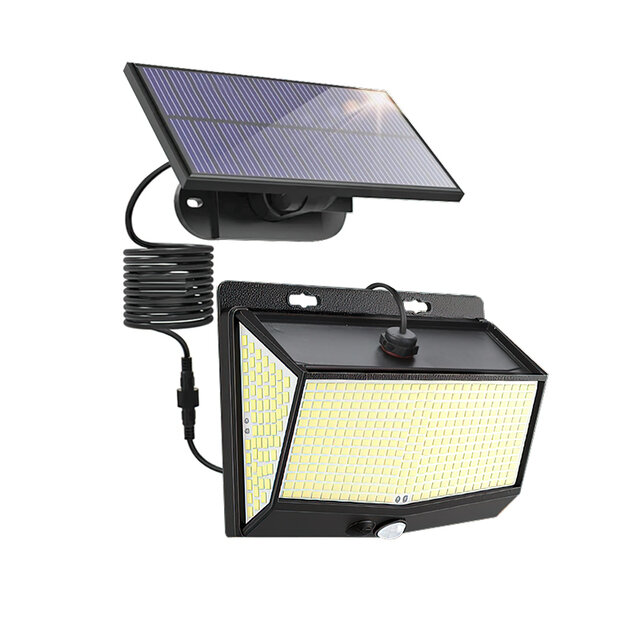

468 LED Super Bright Outdoor Solar Lamp Waterproof 3 Modes Motion Sensor Human Induction Solar Garden Light Yard Garage