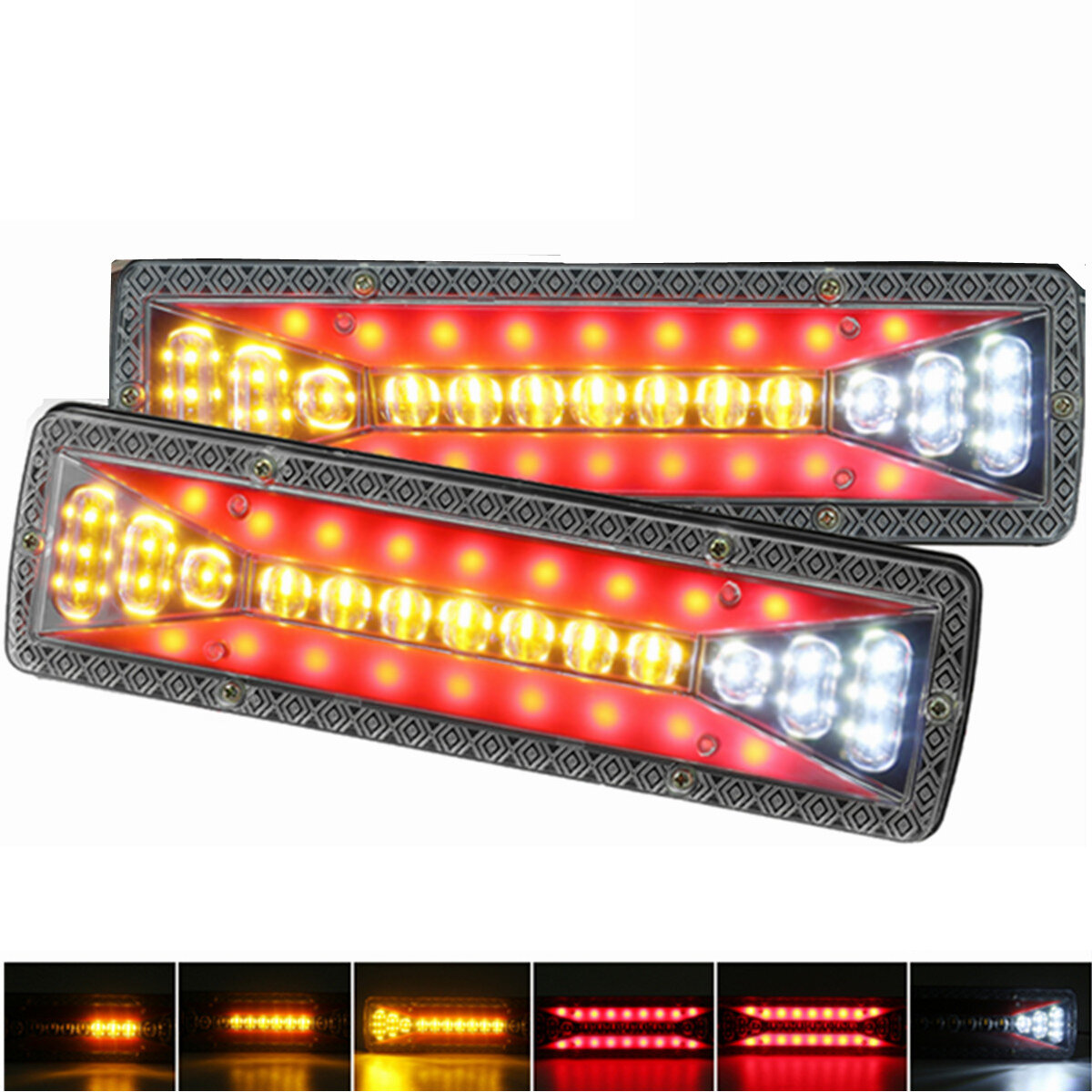 best price,2pcs,12v,37led,flowing,rear,tail,light,discount