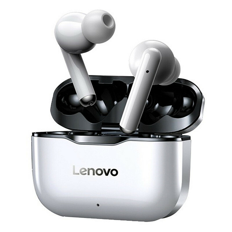 NEW Lenovo LP1 TWS bluetooth Earbuds IPX4 Waterproof Sport Headset Noise Cancelling HIFI Bass Headphone with Mic Type－C Charging