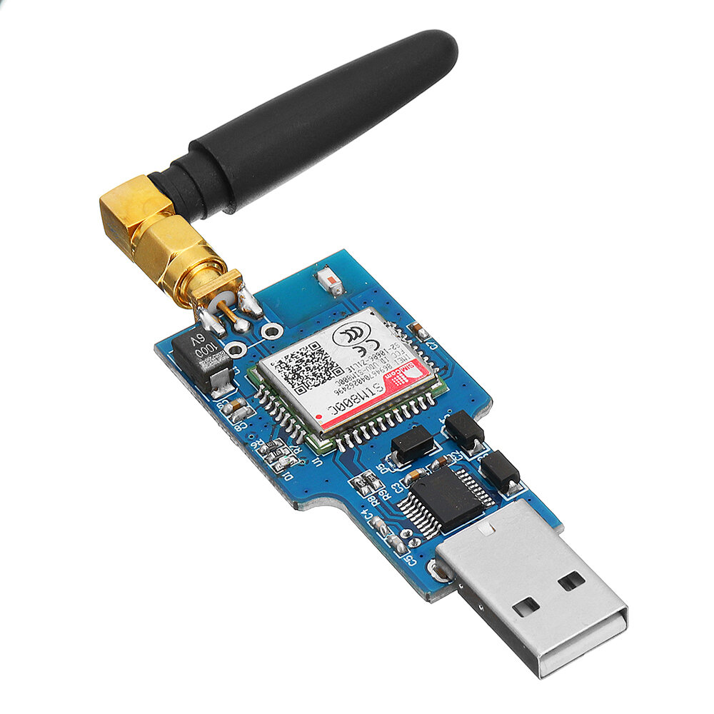LC-GSM-SIM800C-2 USB naar GSM seri?le poort GPRS SIM800C-module met Bluetooth Computer Control