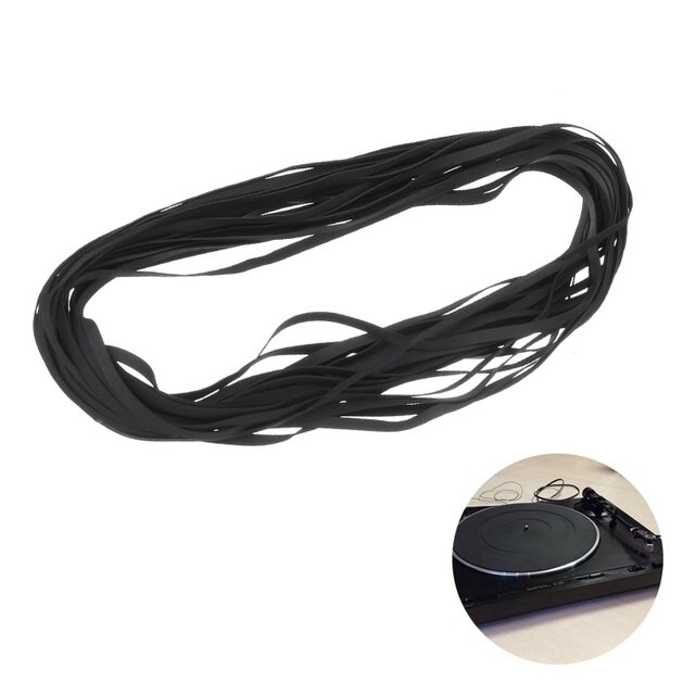 25Pcs 150x4x0.9mm Turnable Driver Belts Record Player High Quality Rubber Belts with Audio Replaceme