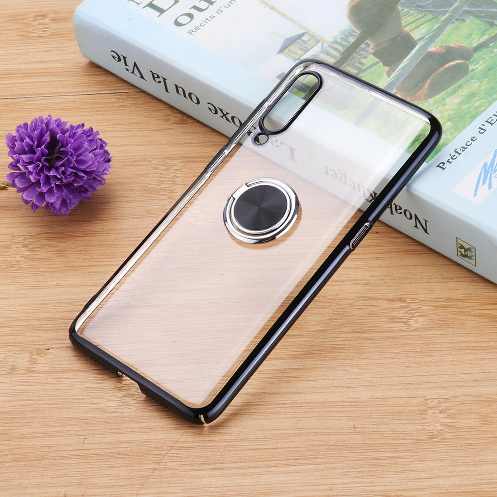Bakeey Ring Holder Color Plating Hard PC Protective Case For Xiaomi Mi9/ Mi 9 Transparent EditionNon
