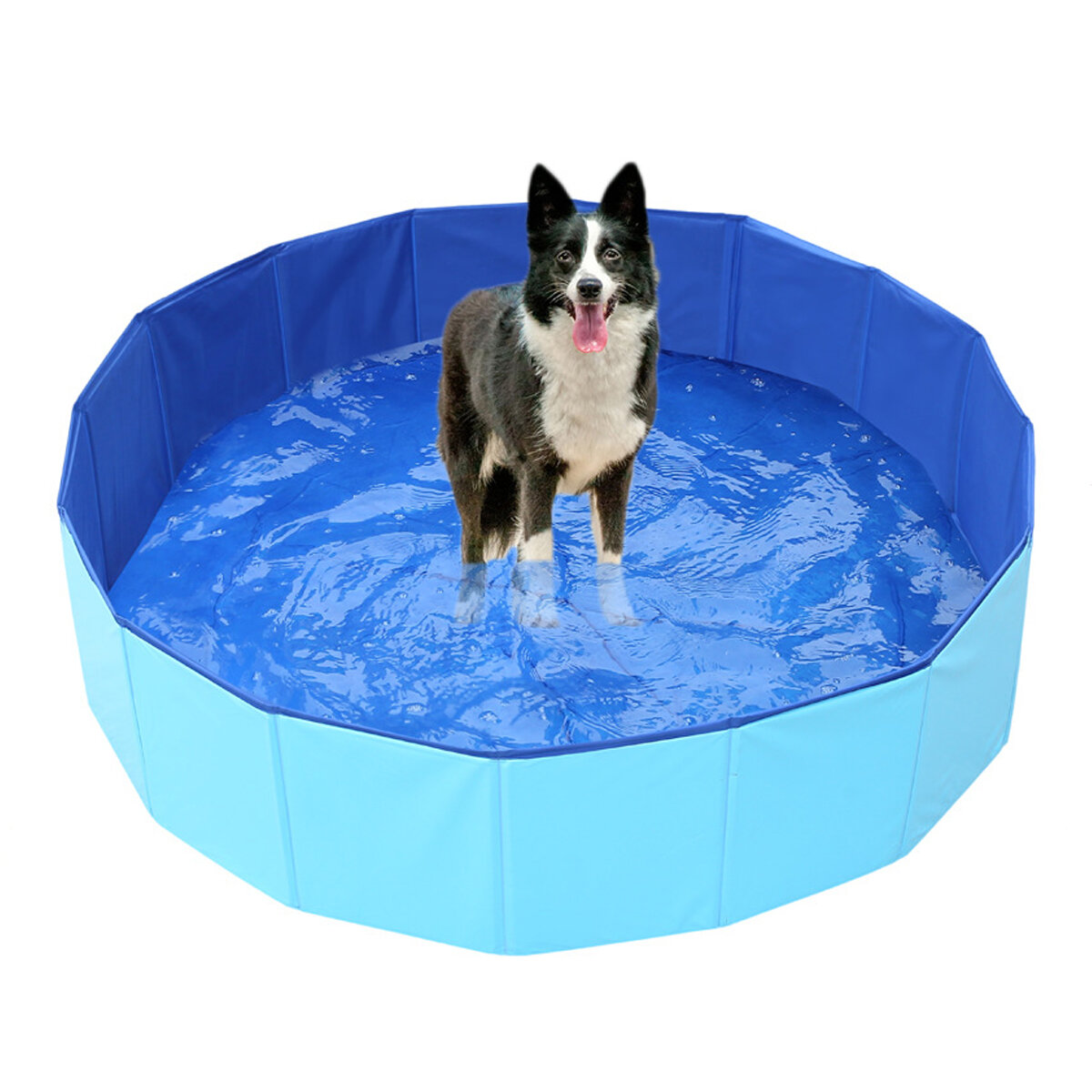 160x30cm PVC Swimming Pools Folding Portable Dog Pet Bath Tub Children Ocean Ball Pool Dog Supplies Cat Playing Toy