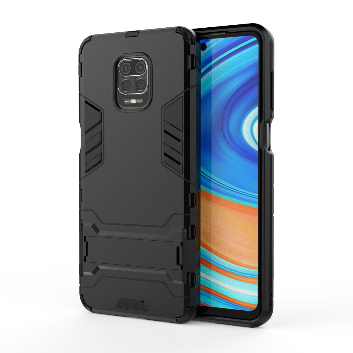 

Bakeey for Xiaomi Redmi Note 9S / Xiaomi Redmi Note 9 Pro / Xiaomi Redmi Note 9 Pro Max Case Armor Shockproof with Stand