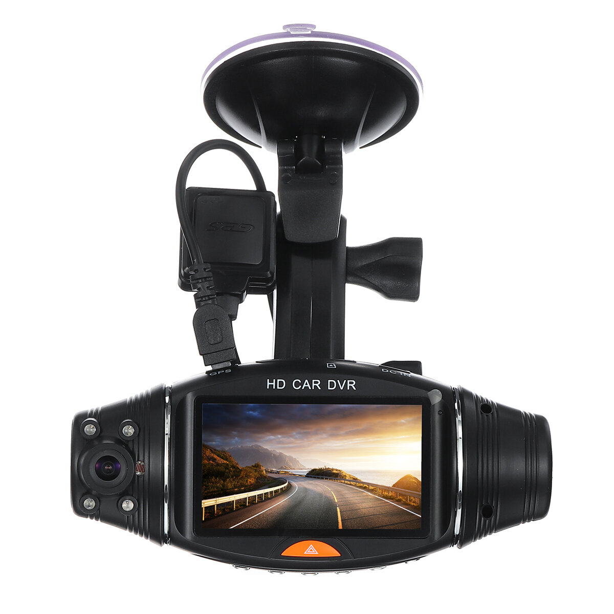 

2,7 1080P Dual Объектив Авто Видеорегистратор камера Автомобиль Dash Cam Видеорегистратор G-сенсор