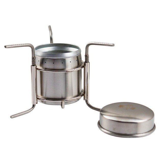 Camping Picnic Spirit Alcohol Cooking Stove Combustor Portable Stainless Steel BBQ Burner Furnace