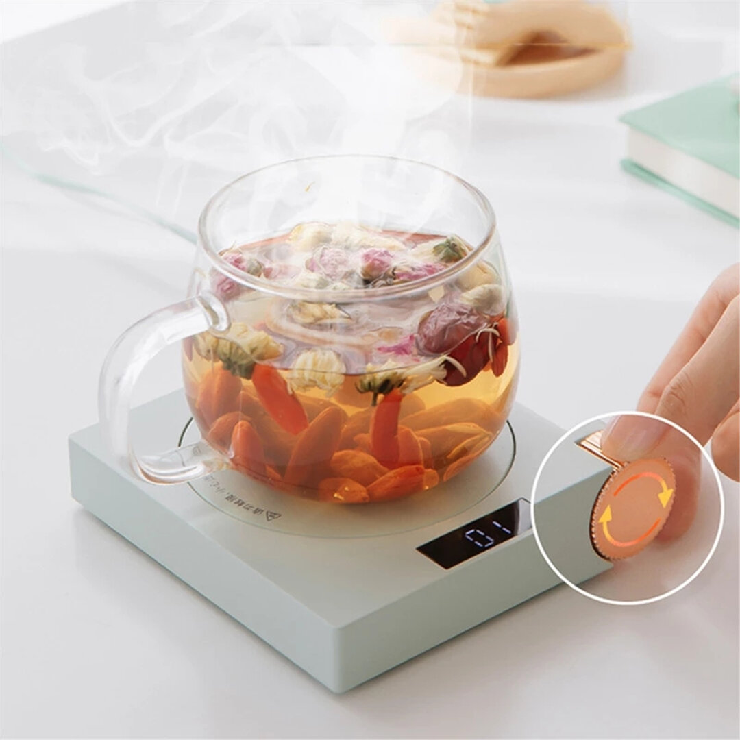 

Bakeey 20W Cup Warmer USB Heater Pad LED Digital Display Tea Makers Heating Thermostat Plate