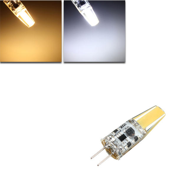G4 2W COB Filament LED Spot Glühbirnenlampe Warm / Reinweiß AC / DC 10-20V