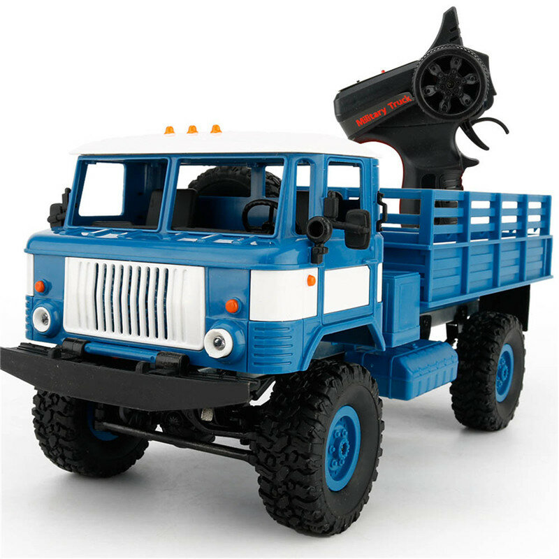 Военный грузовик ГАЗ-66 синий бортовой WPL B24 1/16 2.4G 4WD RTR
