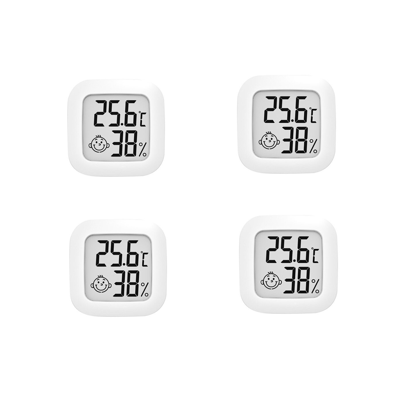 Mini Digital LCD Indoor Temperature Humidity Meter Thermometer Hygrometer Body 