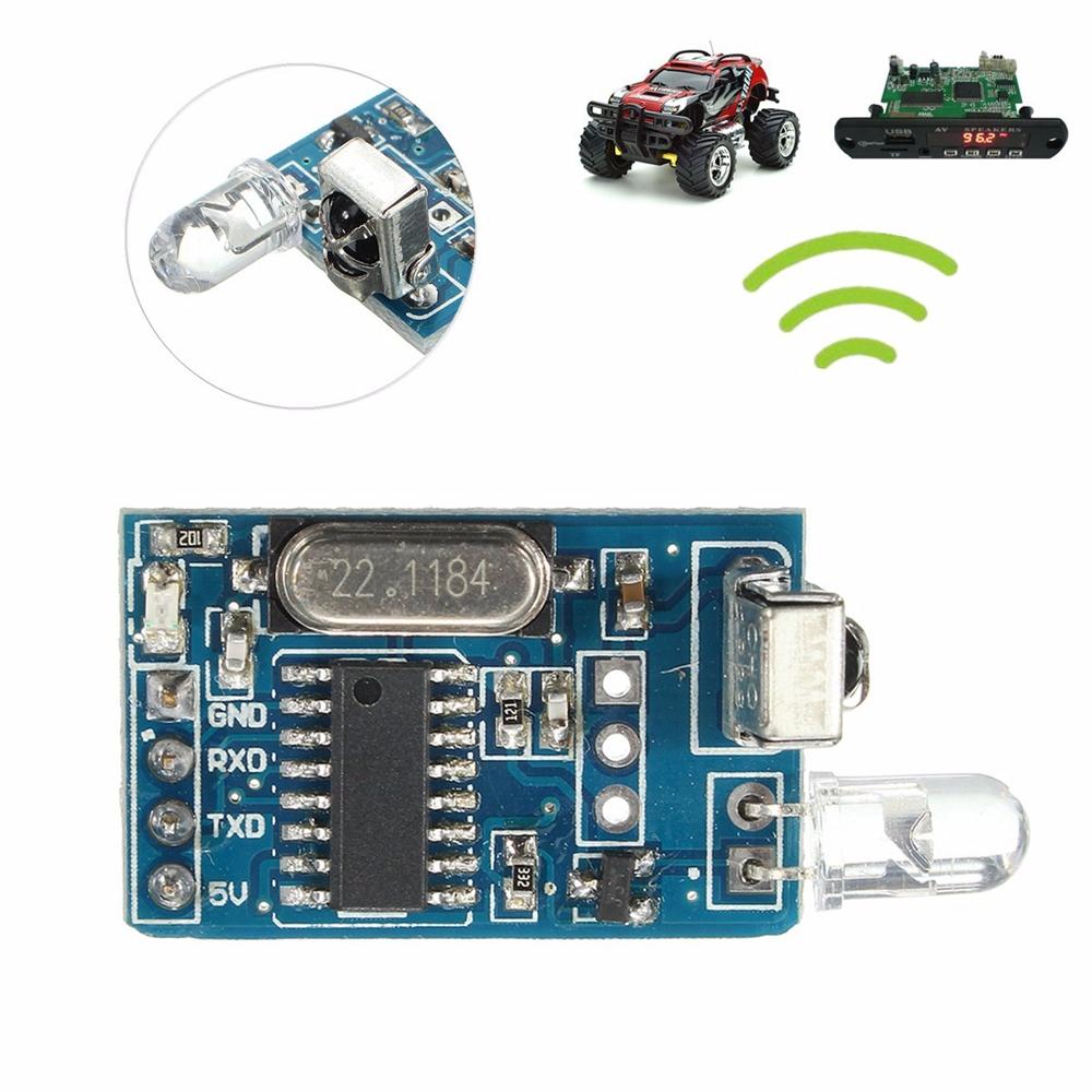 5PCS DIY 5V Wireless IR Infrared Remote Decoder Encoding Transmitter Receiver Module