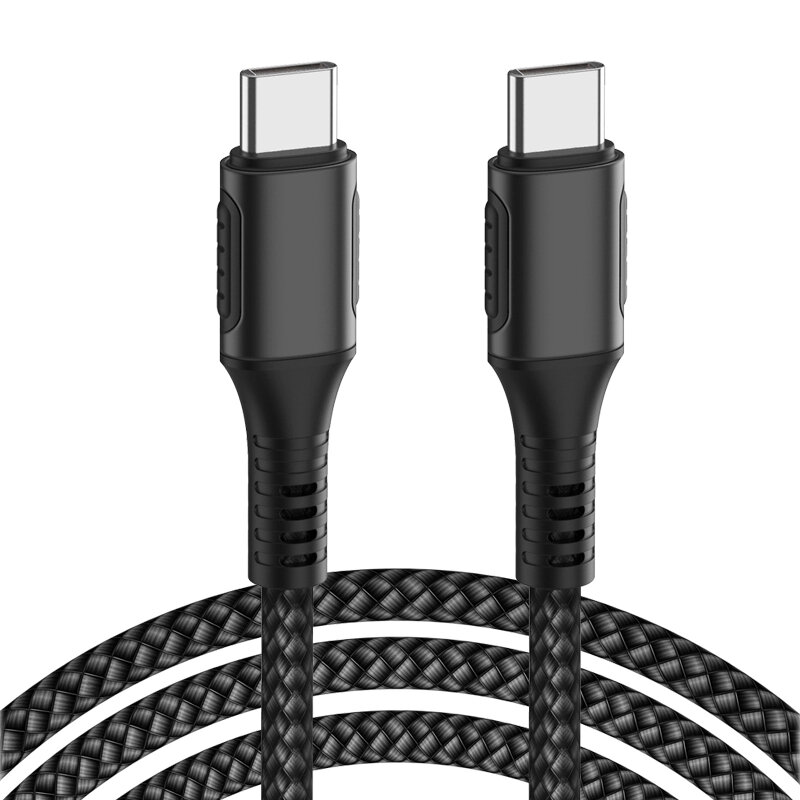 WiWU F20 45W USB-C to USB-C Data Cable 3A PD Fast Charging Cord For OnePlus 8Pro 8T Huawei P40 Mate40 Pro