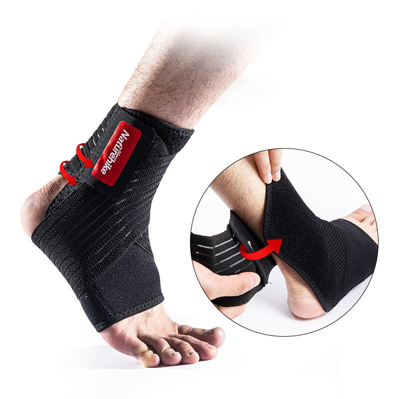 Naturehike 20HJ007 1 Pcs Ankle Support Brace Elastic Against Sprains Injuries Recovery Ankle Strain 