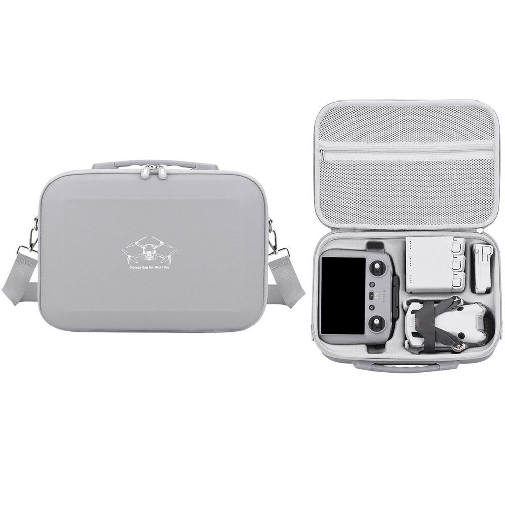 

BRDRC Portable Waterproof Shoulder Storage Bag Handbag Carrying Box Case for DJI Mini 4 PRO RC Drone Intelligent Flight