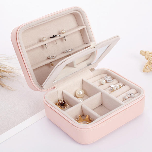 Women Travel Portable Jewelry Storage Bag Small Earrings Sto