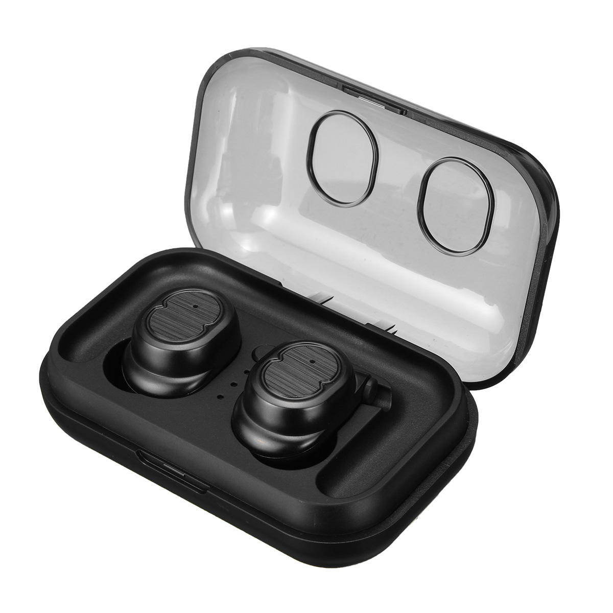 [Bluetooth 5.0] Wahre drahtlose Sport-Ohrhörer HiFi-Stereokopfhörer Touch Control Auto Pairing-Kopfhörer mit Mikrofon