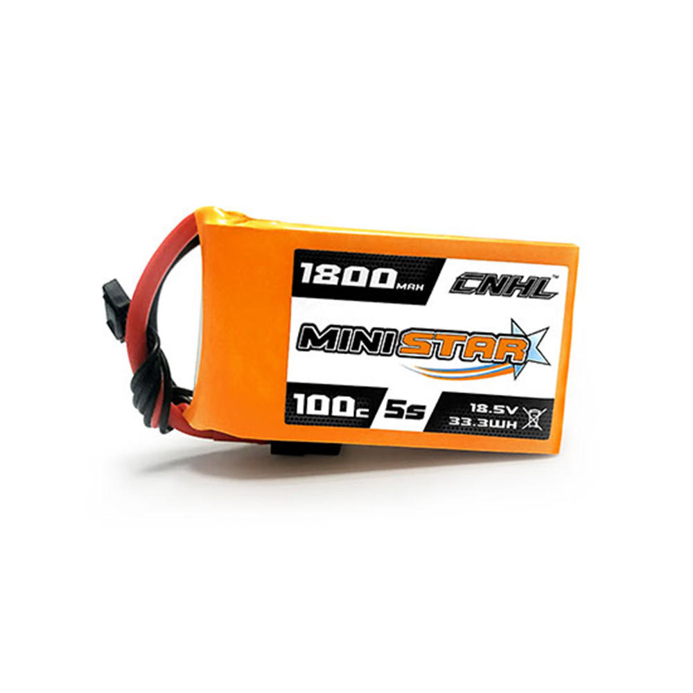 CNHL MiniStar 5S 18.5V 1800mAh 100C Lipo-batterij met XT60-stekker voor RC Drone FPV Racing