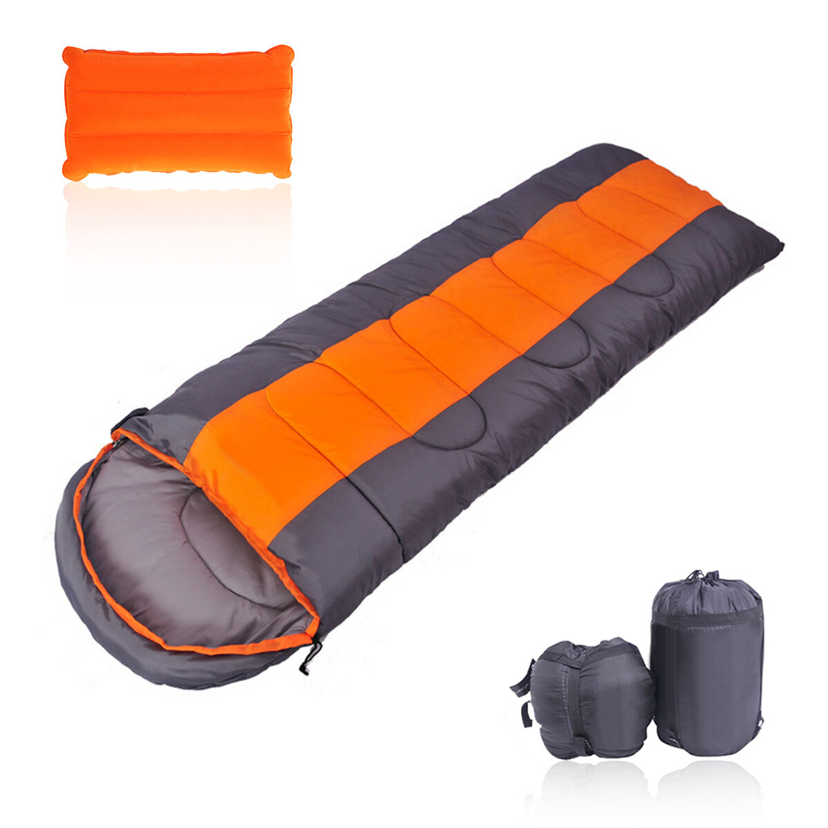 Αδιάβροχος ύπνιος σάκος 1.4KG Thicken 210T με μαξιλάρι,φορητός και ελαφρύς για εξωτερικές δραστηριότητες κατασκήνωσης και πεζοπορίας,κουβέρτα για μοναχικούς ανθρώπους