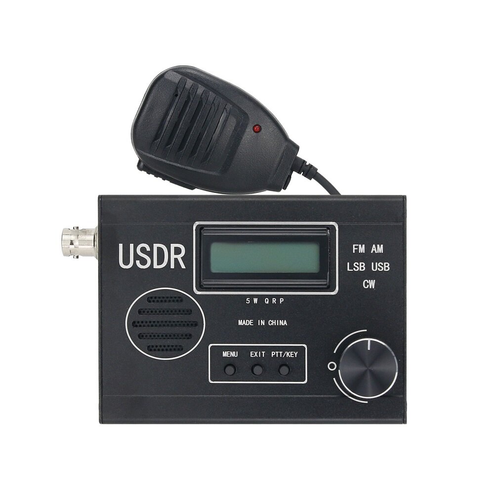 Στα 106.59 € από αποθήκη Κίνας | 5W 8-Band SDR Radio Receiver SDR Transceiver FM AM LSB USB CW With Display Screen For USDR USDX