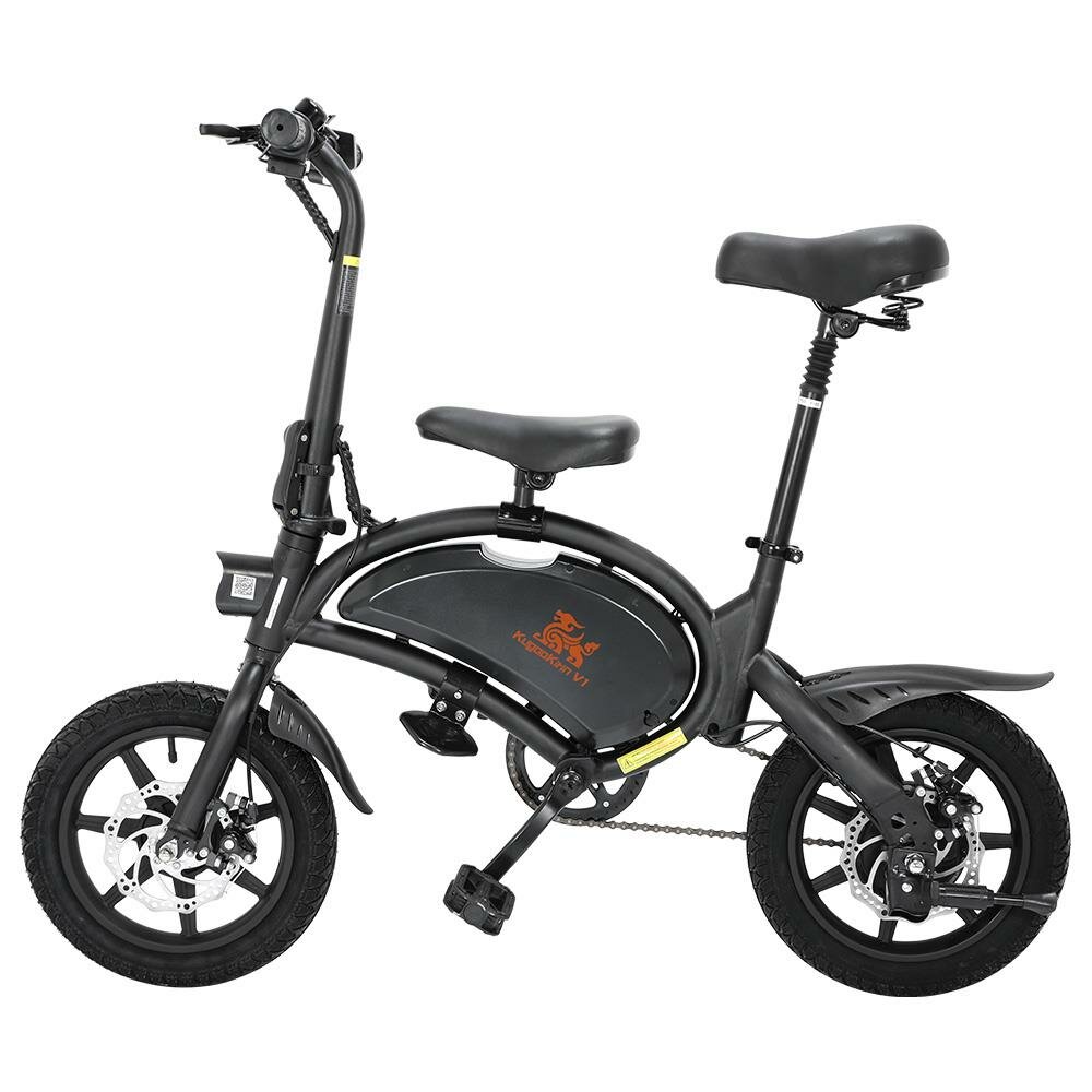 [EU DIRECT] KUGOO V1 7.5Ah 48V 400W 14in Folding Moped Electric Bike 45km/h Top Speed 25KM Mileage Electric Scooter Max