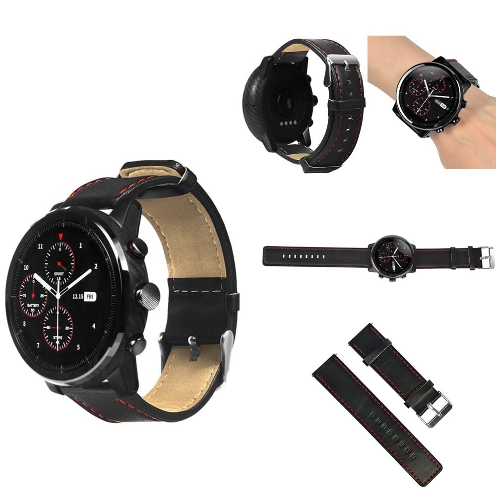 

Bakeey Замена Натуральная Кожа Часы Стандарты для Xiaomi Amazfit Huami Strato Sports Smart Watch 2 Неоригинальные