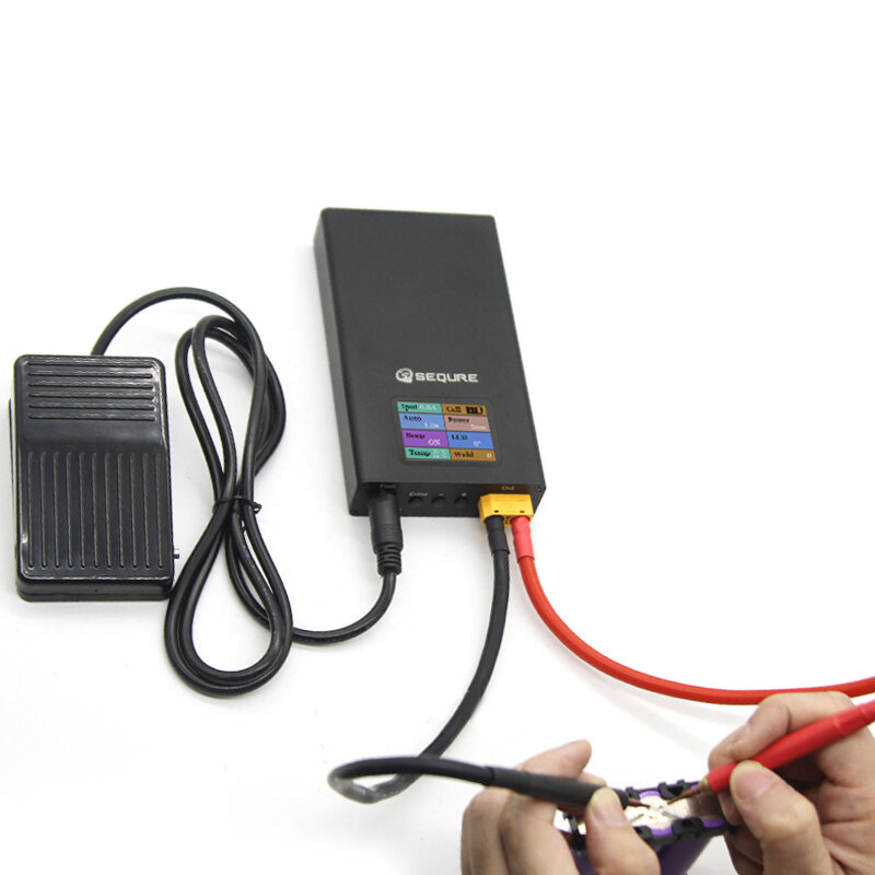 SQ-SW2 Lcd-kleurenscherm Mini Draagbare Oplaadbare Puntlasmachine DIY Batterij Lassen
