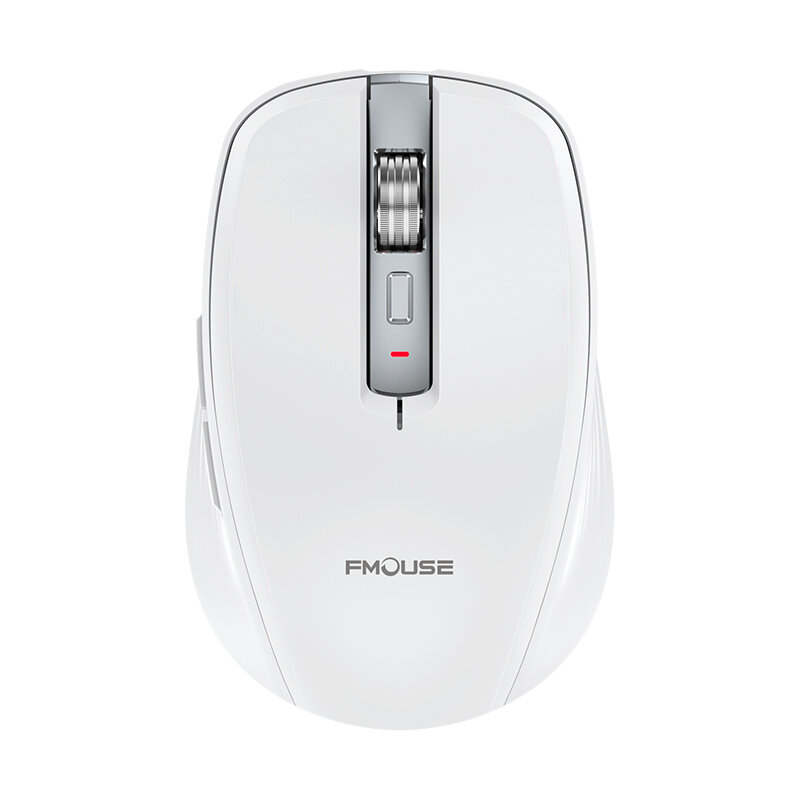 FMOUSE M303 Dual Mode Mouse RGB 2.4GHz bluetoot 5.1 700mAh Rechargeable 2400DPI Mouse for Desktop Co