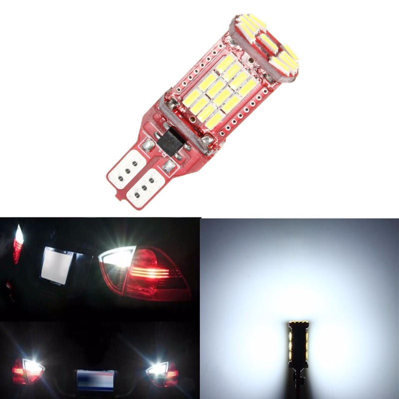 1 stks T15 4014 33SMD LED Auto Staart Rem Stoplichten Reverse Turn Sighal Lamp 6.5 W 12 V Wit