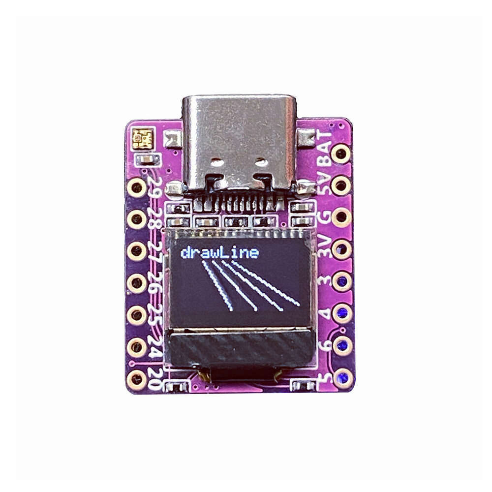 RP2040 Development Board with 0.42 inch LCD Supports Arduino/MicroPyth