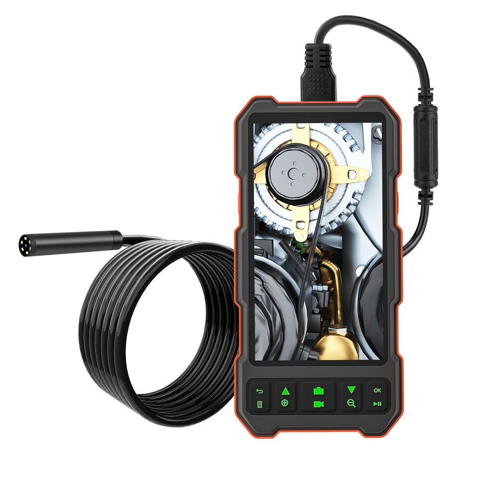

T21 4.5" IPS Screen 8mm HD 1080P Single Len Industrial Digital Borescope for Drain Sewer with 1M/3.5M Hard Cable