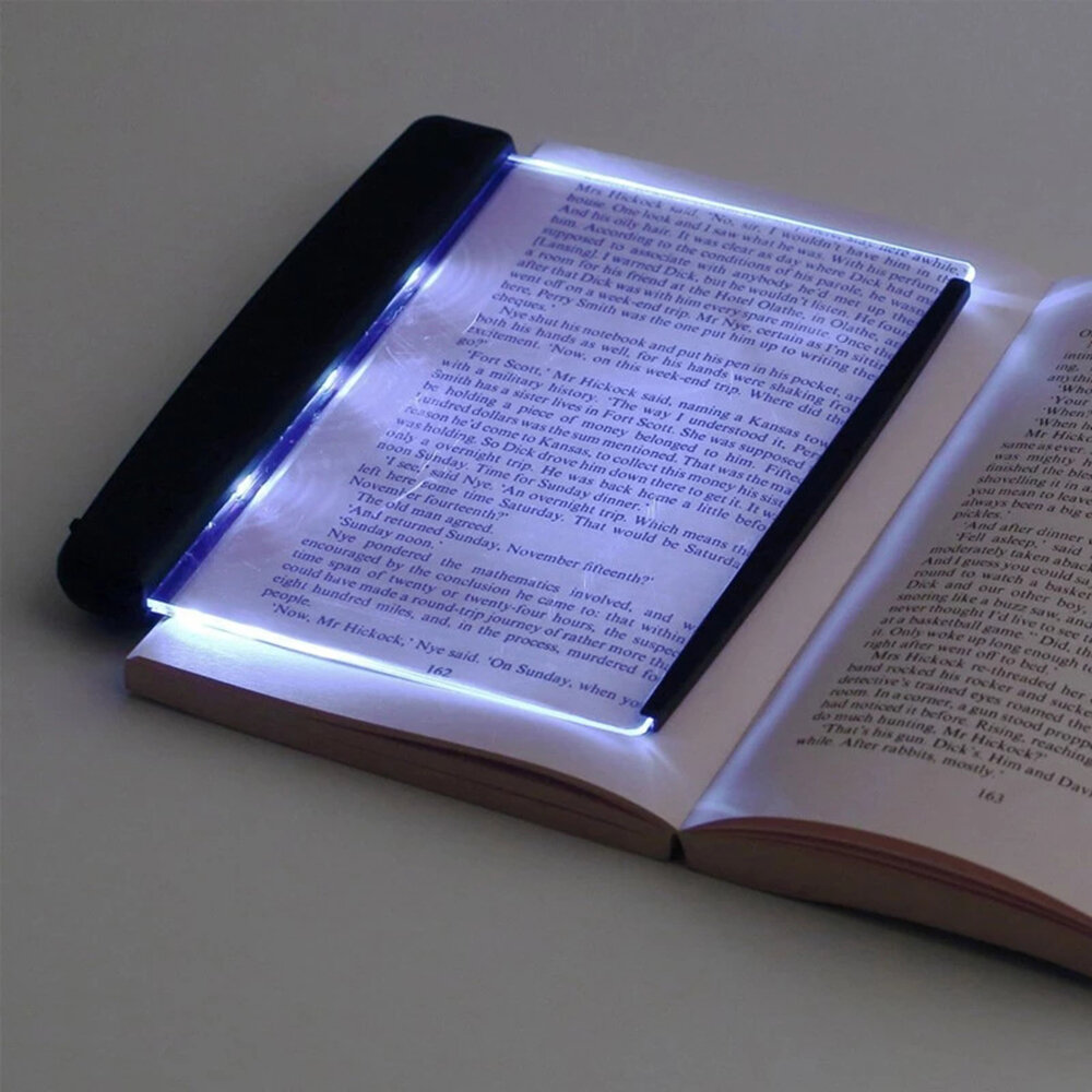 LED Reading Night Light Creative Flat Plate Eye for Home Bedroom Book Light Portable Travel Dormitory Led Desk Lamp