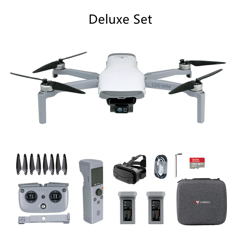 Drone Walkera T210 FPV Deluxe com câmera 4K e GPS