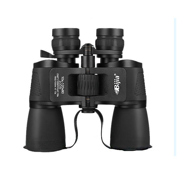 Telescópio de camping e caça com zoom óptico 10-120X80, à prova d'água e com visão noturna HD