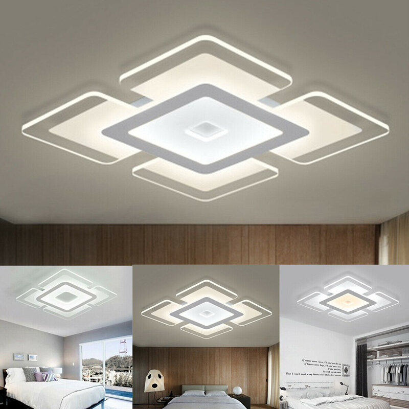 110-220 فولت 15 واط LED سقف حديث ضوء مصباح أكريليك دائري لغرفة المعيشة وغرفة النوم