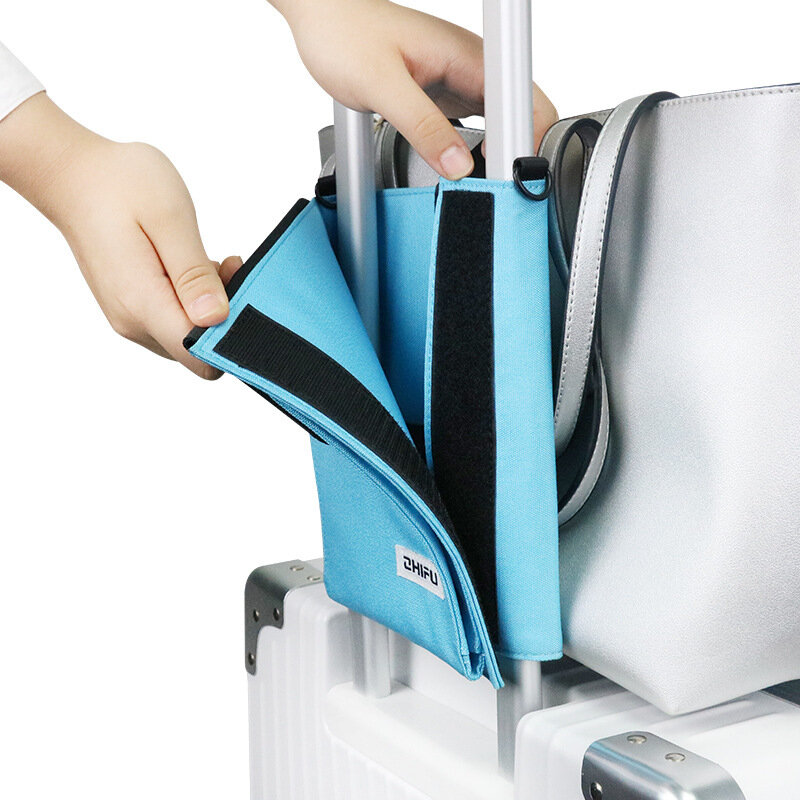 IPRee® Mala de viagem com carrinho para exterior, bolsa de armazenamento portátil, pasta com alça de bagagem