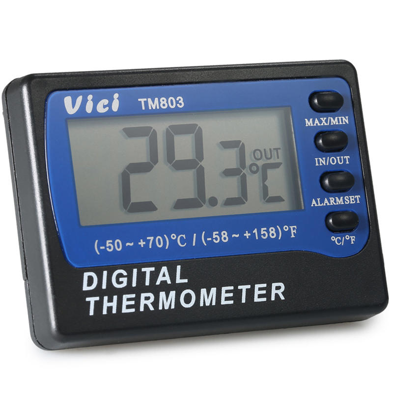VICI TM803 Groot LCD-scherm Koelkast Koelkast Diepvriezer Thermometer -50 ~ 70  Digitale alarmtemper