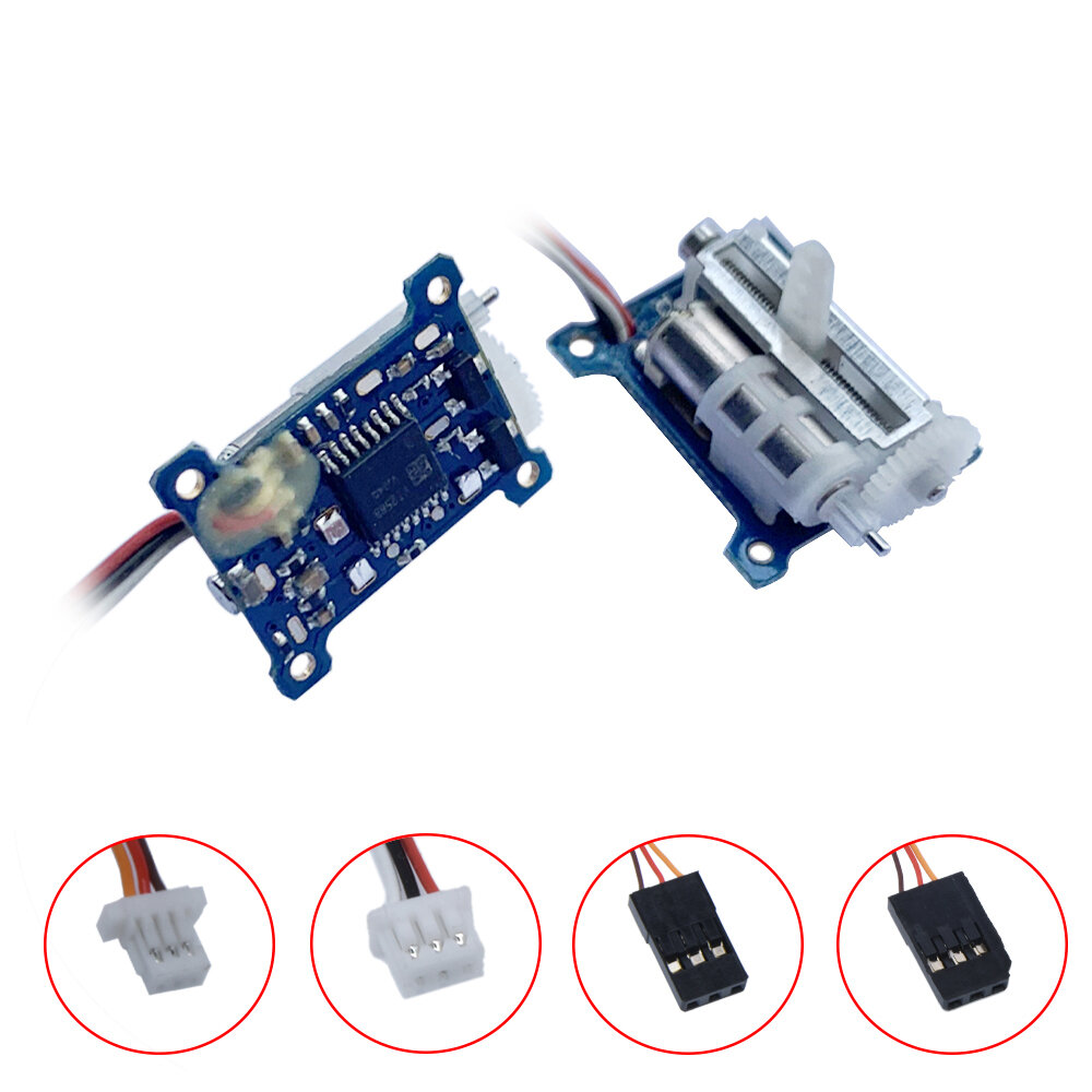 

1Pair AFRC S1015 1.5g Micro Linear Servo With Optional JST/JR/FUTABA Plug For Indoor 3D Car Small RC Airplane