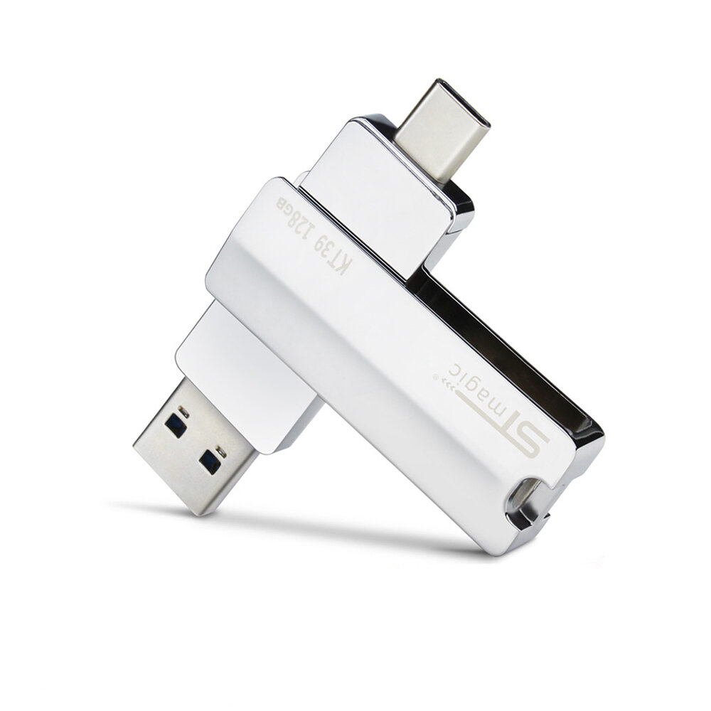 STmagic K39 2 in 1 USB 3.0 &Type-C USB Flash Drive OTG Pendrive Metal 64GB 128GB 256GB 512GB Memory 