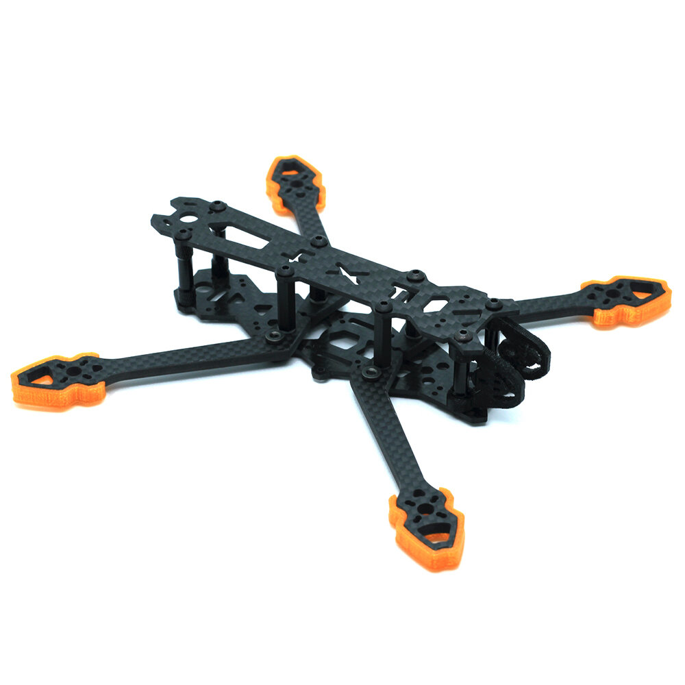 HBFPV FX4 V2 4 Inch 183mm Wheelbase True X Frame Kit for Long Range LR FPV Racing Drone compatible DJI Air Unit Caddx Po