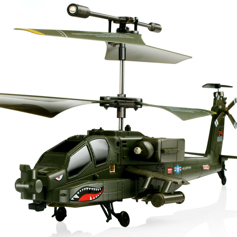 SYMA S109G 3.5CH Beast RC Helicopter RTF AH-64 Militair model kinderspeelgoed