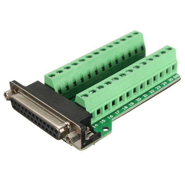 DB25 25-pins vrouwelijke adapter RS-232 seri?le poort Interface Board Connector