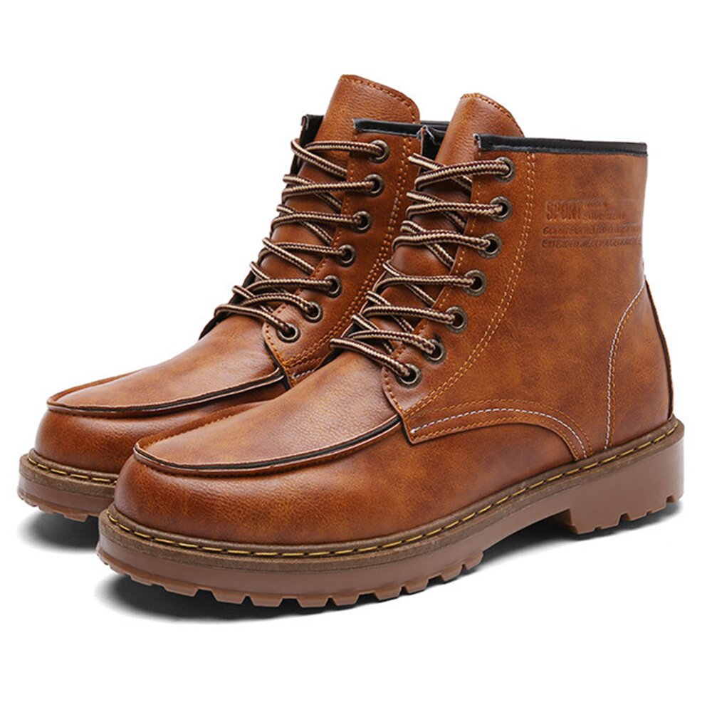 Men Fashion Leather Boots