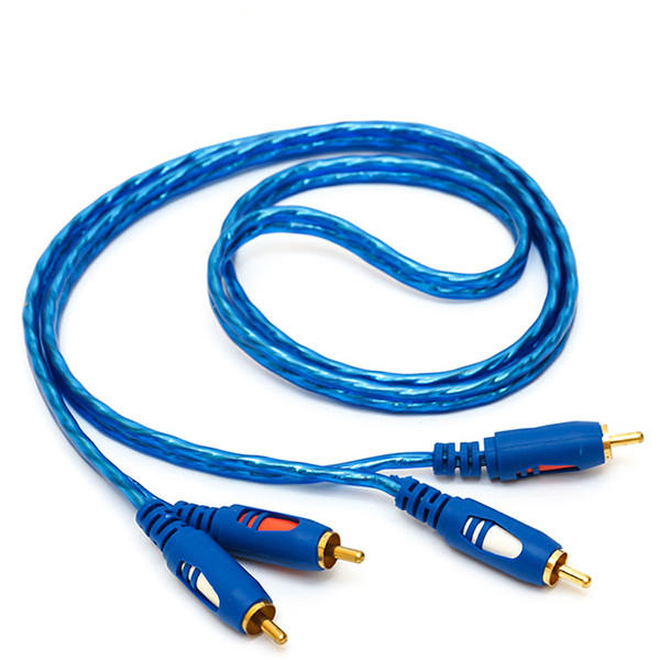 AC02 AV-kabel Twee paar naar twee RCA-audiokabel Audiolijn Lotus-kabel
