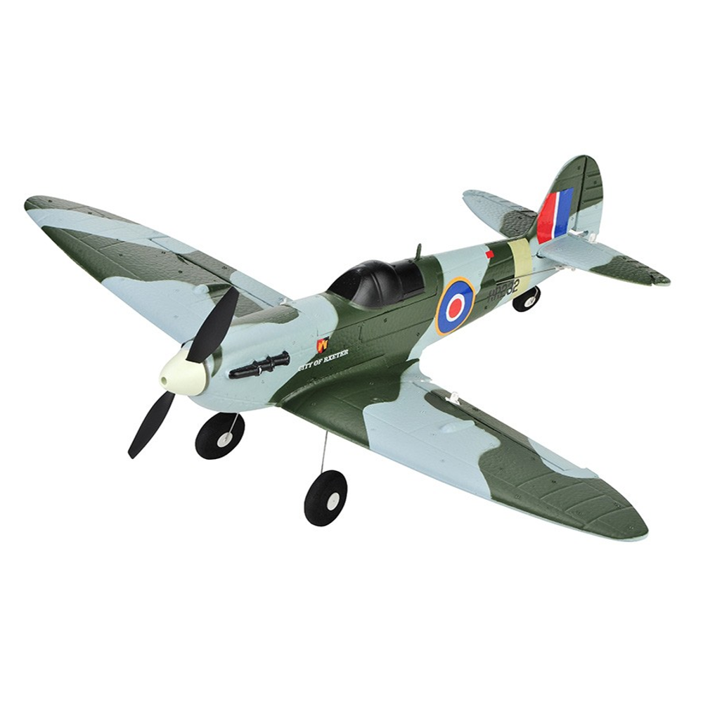 TOP RC HOBBY Mini Spitfire 450mm Wingspan 2.4GHz 4CH EPP 6-Axis Gyro One-Key U-Turn Aerobatic Scaled Warbird RC Airplane